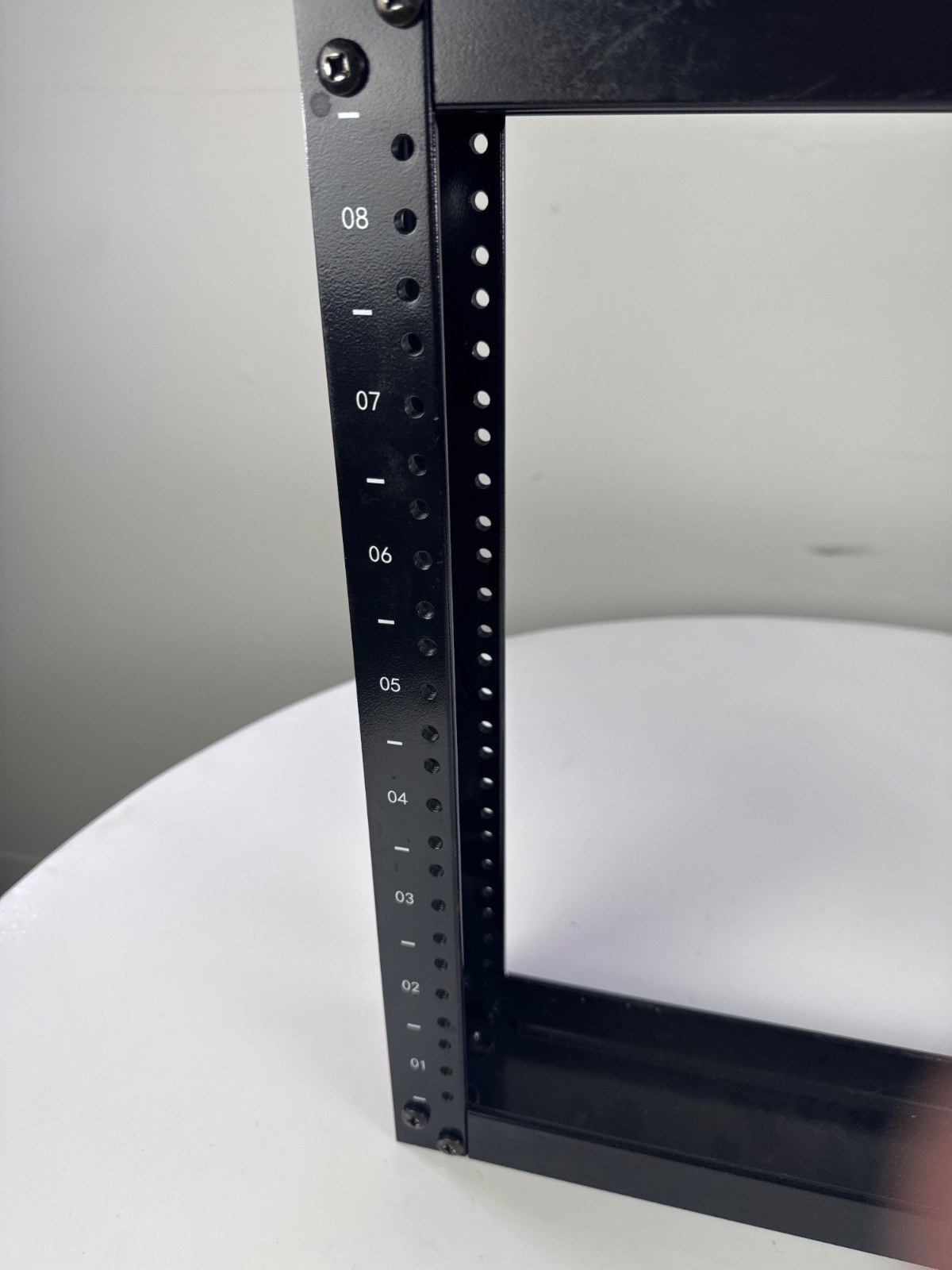 8U Rack Equipment Rack Frame 3 inches Wide
