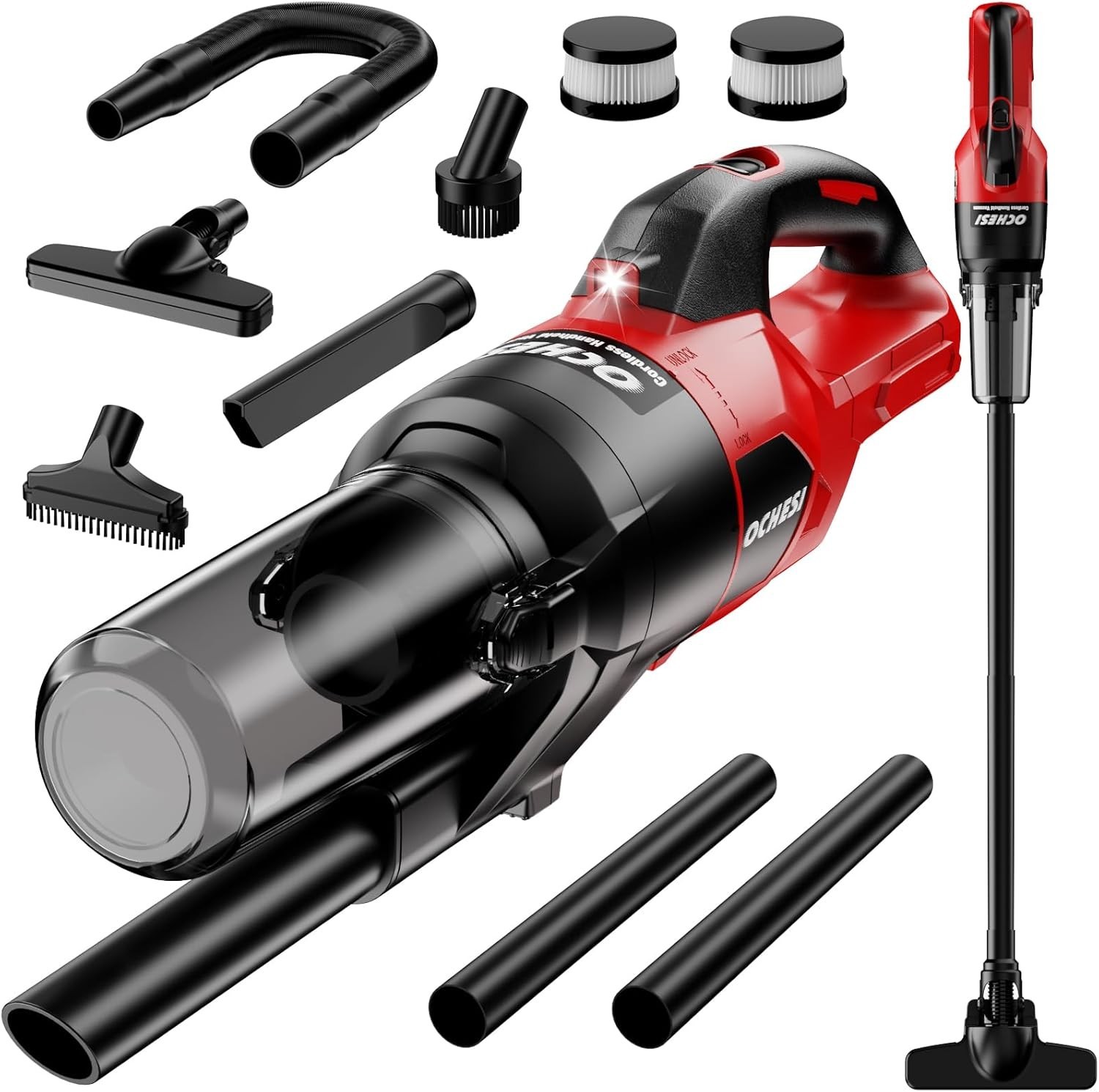Cordless Vacuum for Milwaukee M18 Battery, 5 in 1 Handheld Electric Vacuum Cl...