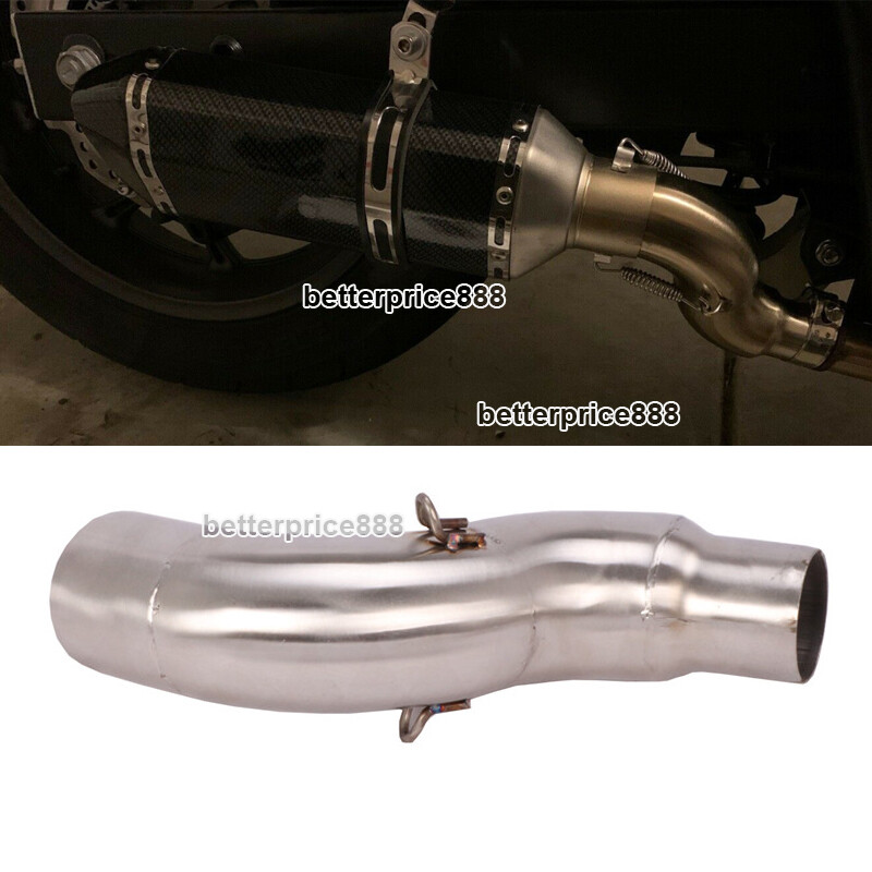 For Honda CTX700 Motorcycle Exhaust System Middle Link Pipe 51mm Stainless Steel