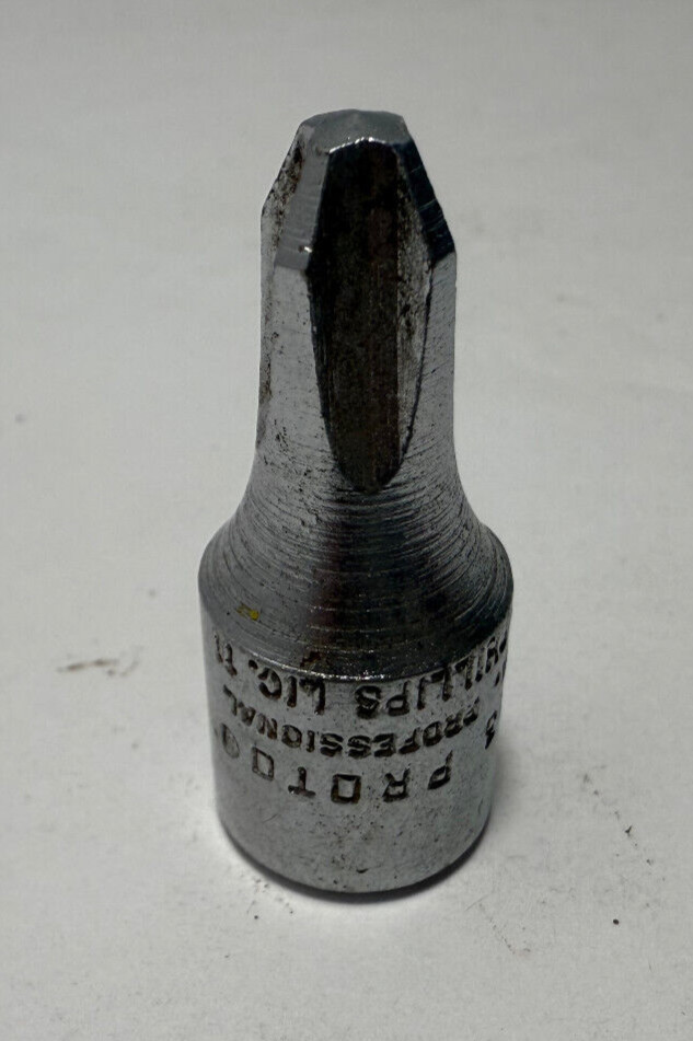 Vintage Proto 5243 Phillips #4 Point Socket 3/8" Drive