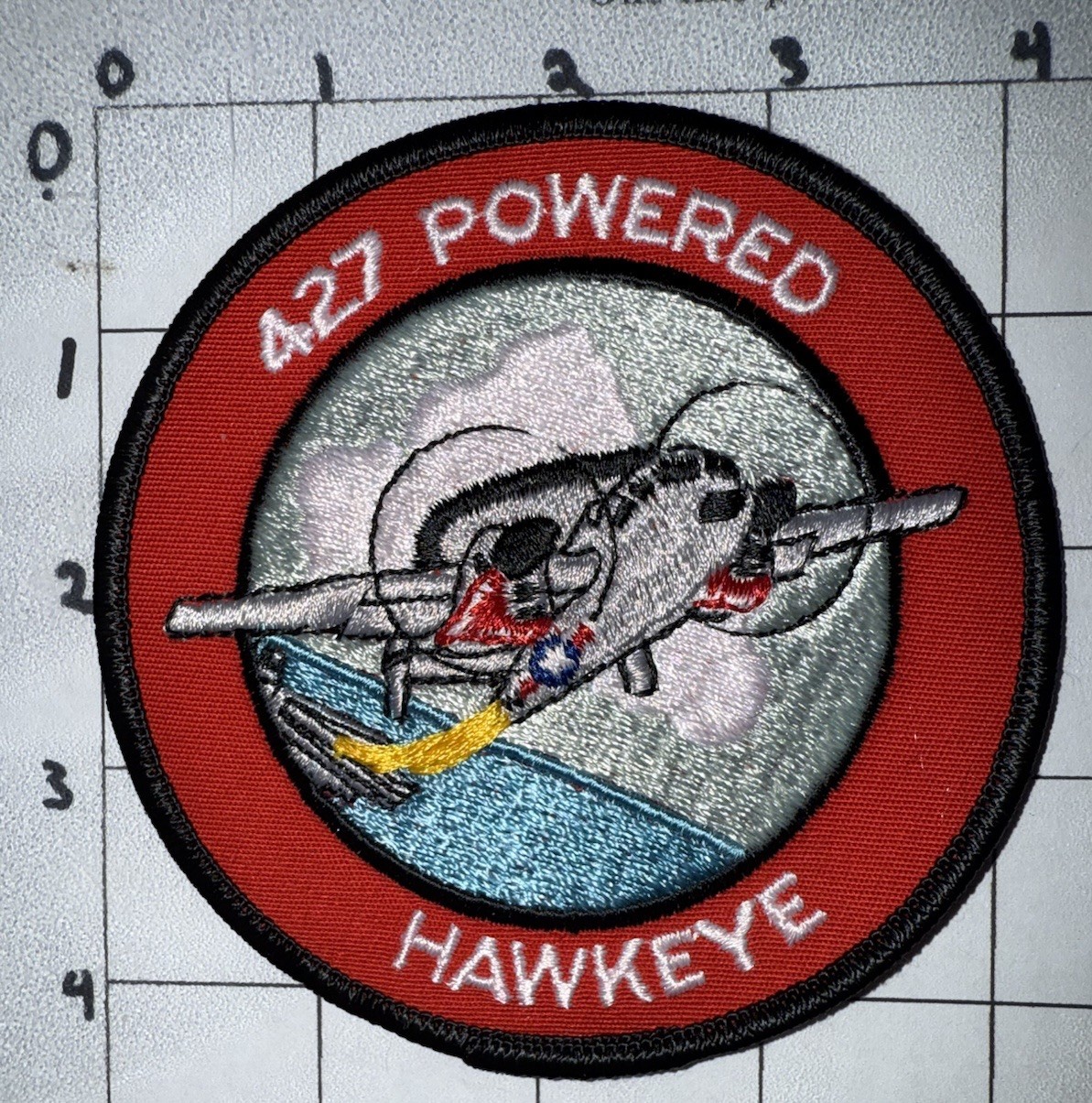 1980s - GWOT Era USN Navy 427 Powered Grumman E-2C Hawkeye Patch (20)