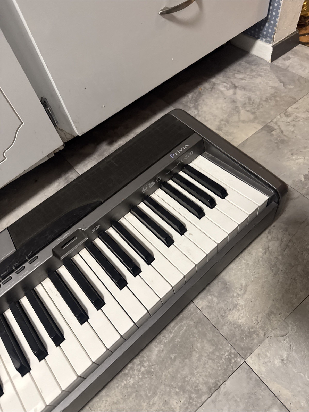 Casio PX-320 Keyboard Working For Parts Only