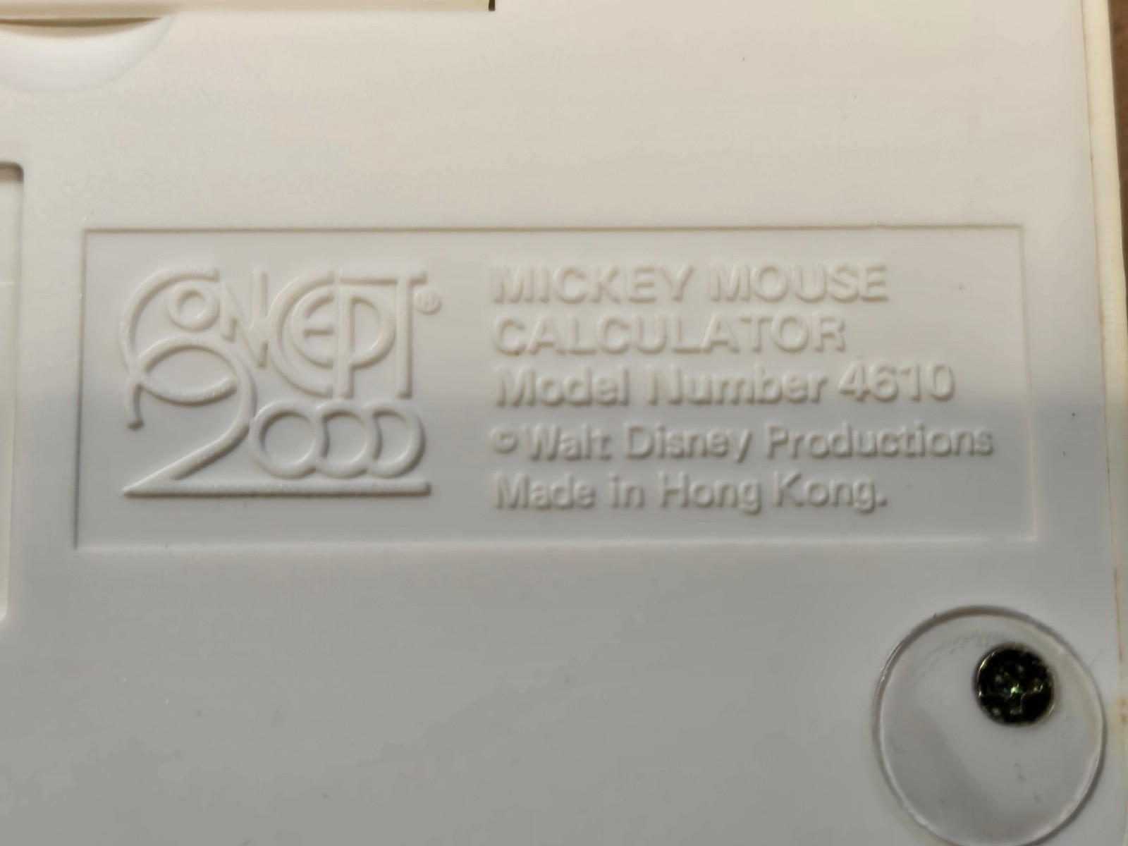 Concept 2000 Mickey Mouse Calculator Model 4610 MINT in Box Working Well