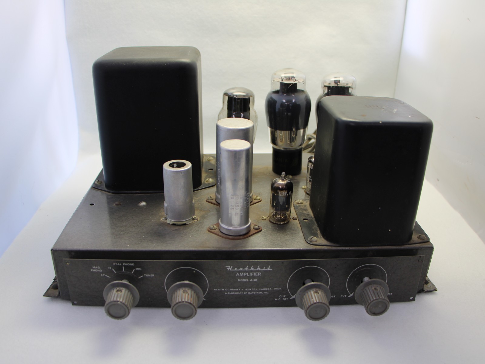 Heathkit Vintage A-9B Tube Amplifier Audio Mono Monoblock *PARTS OR REPAIR*