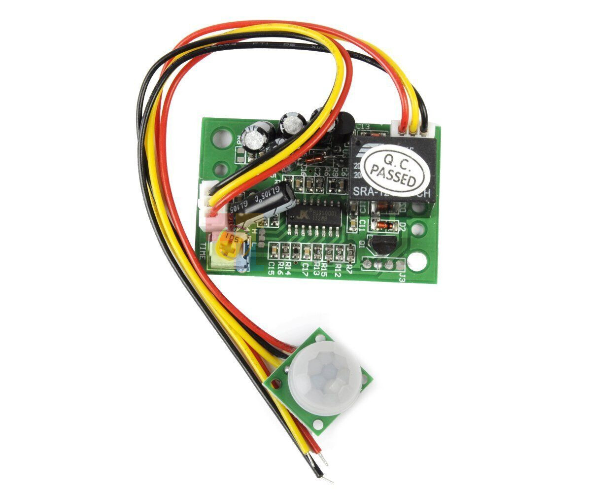 dc 12V PIR IR Pyroelectric Infrared Adjustable Relay Output Sensor Module TOP D