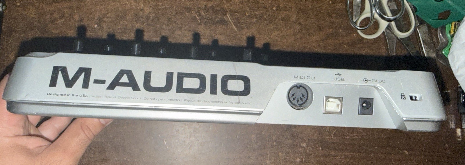 M-Audio Trigger Finger MIDI 16 Pads 8 Assignable Knobs 4 Faders Vintage