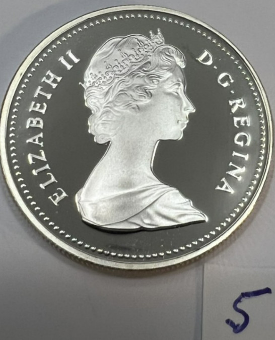 1984 Canada Silver Dollar  $30.19 in Silver Melt 4/19/26-UnCirculated Proof Like