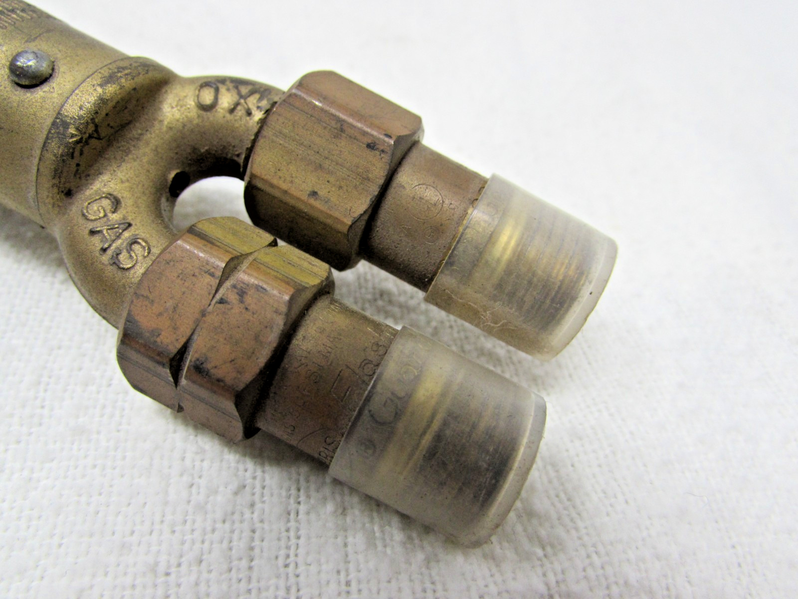 Vintage Harris Calorific Model 50-3 Oxy- Acet Torch with D 50 Tip Untested