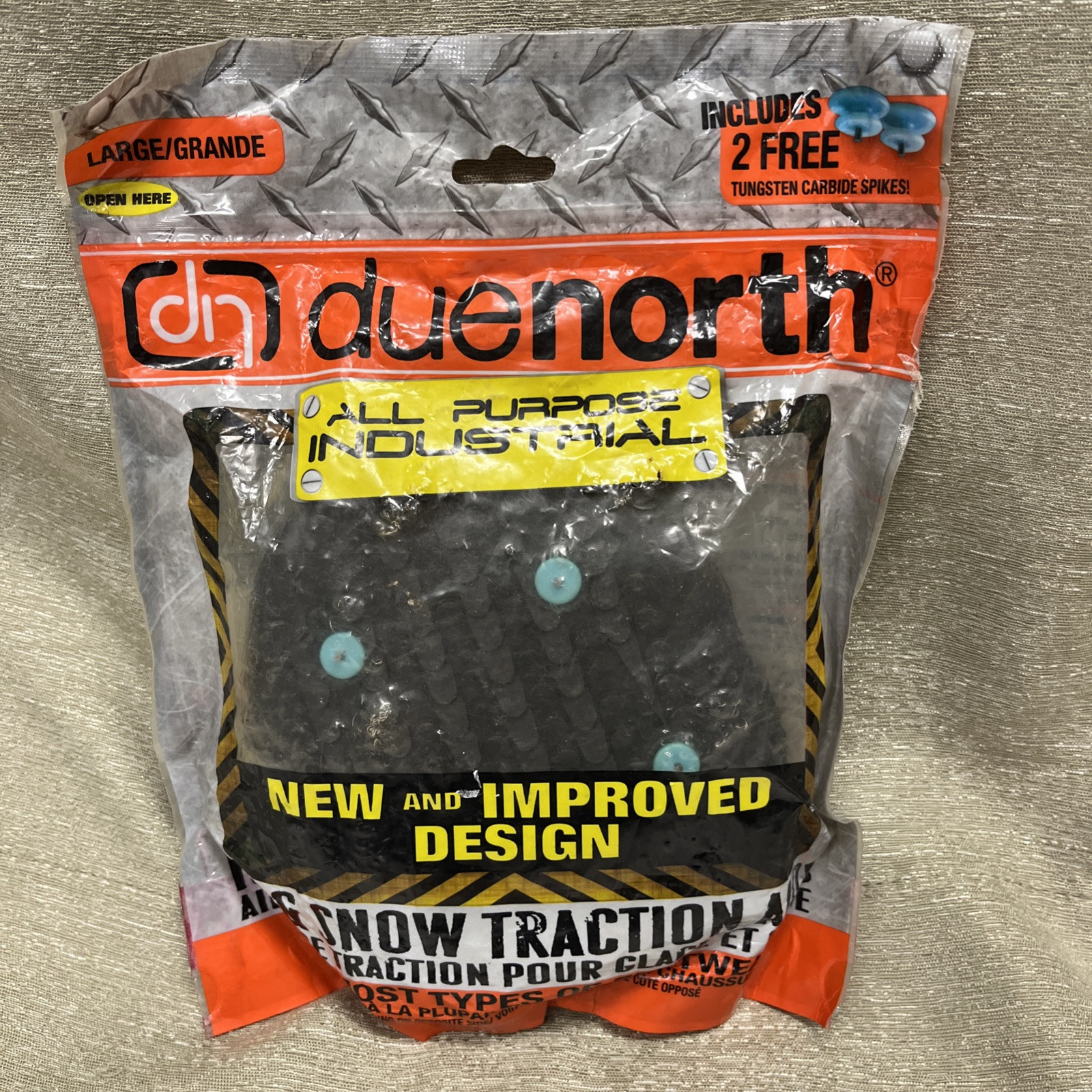 DUENORTH Due North All Purpose Traction Aids Snow and Ice Large SzM-10.5-13 New