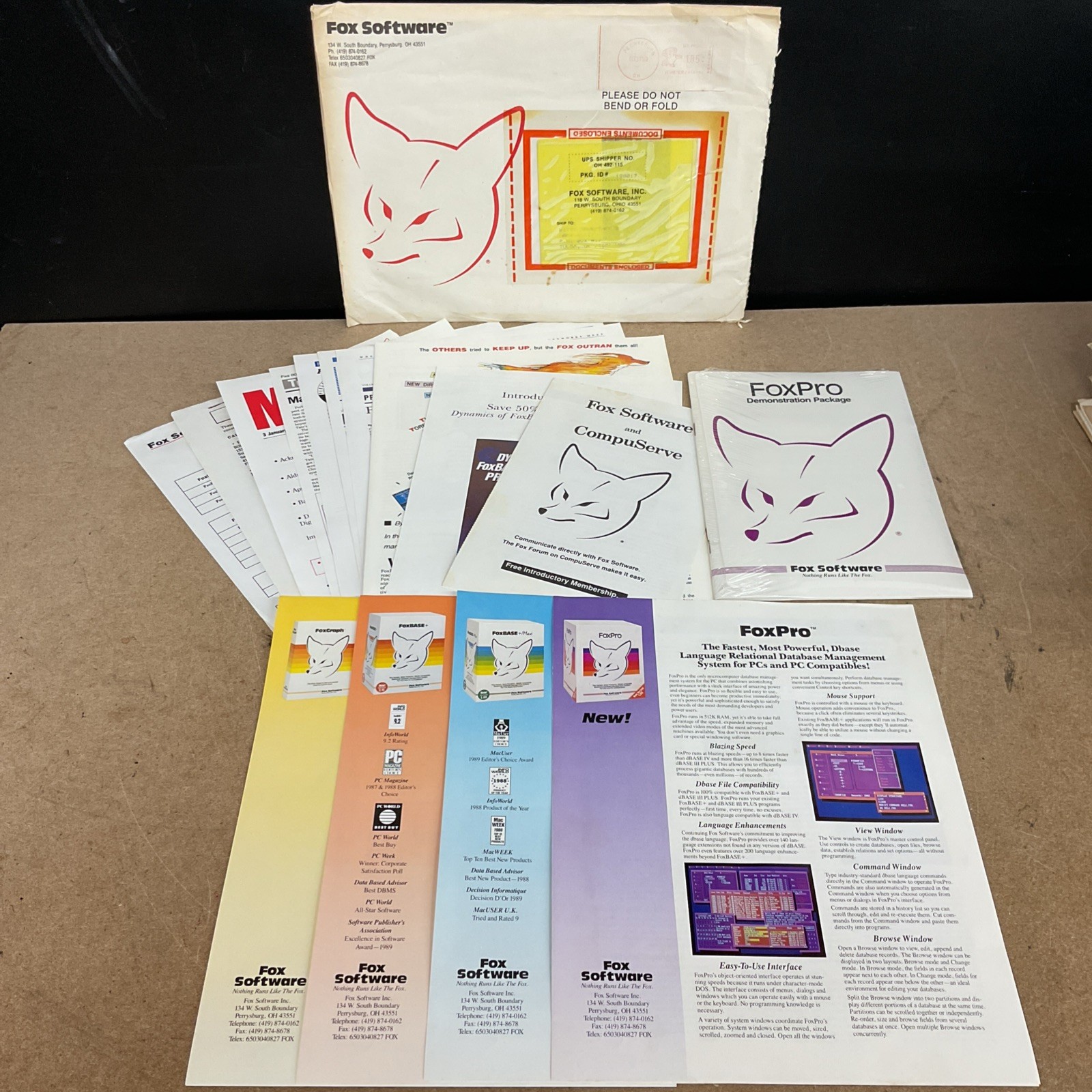 Fox Software FoxPro Demonstration Package Vintage Computing