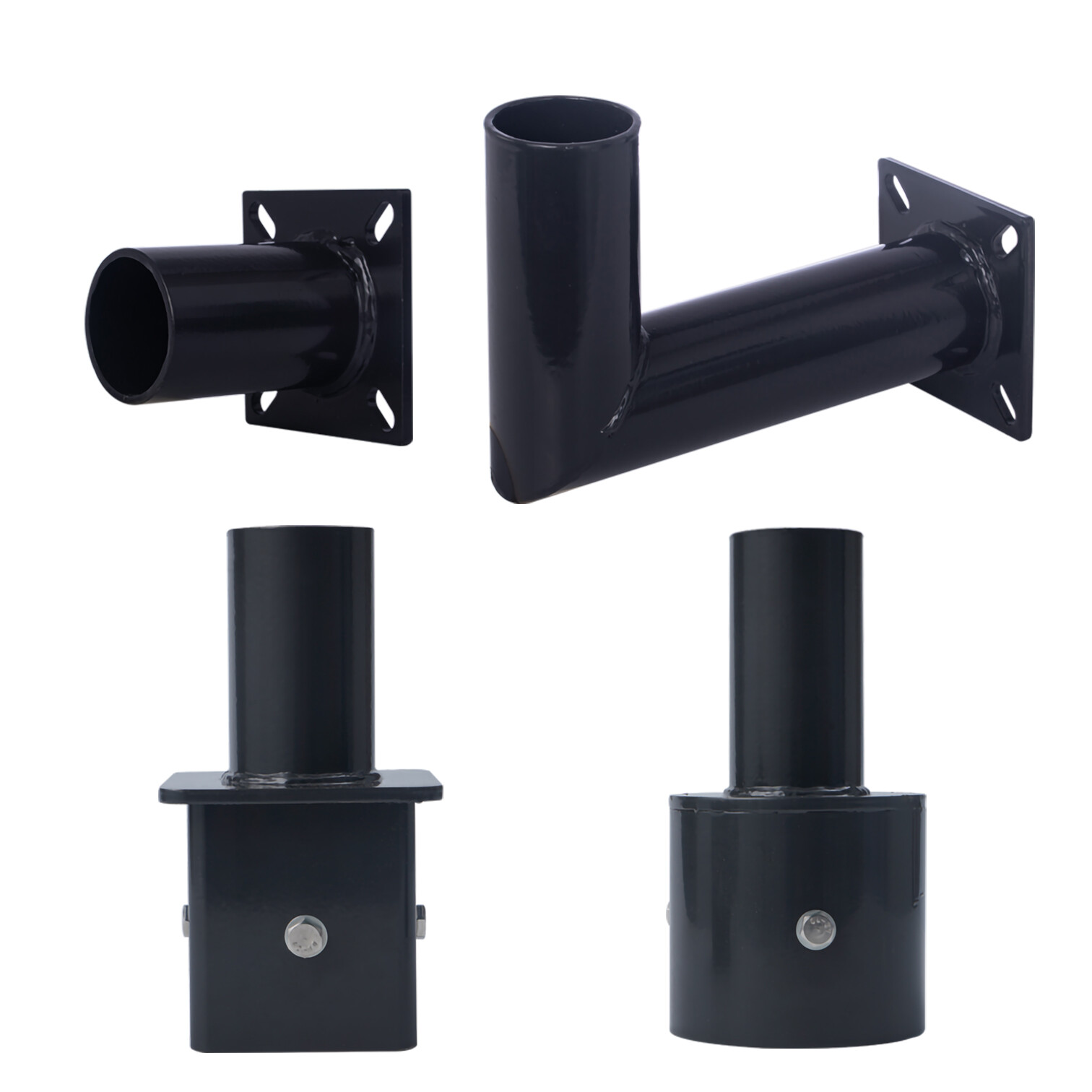 2 PACK Tenon Square Round Pole-Wall Mount 2-3/8" LED Shoebox Parking Lot Flood
