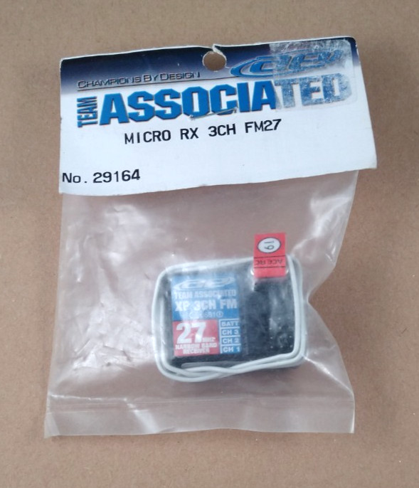 Team Associated ASC 29164 Micro Receiver 3ch FM27 RC Car Parts
