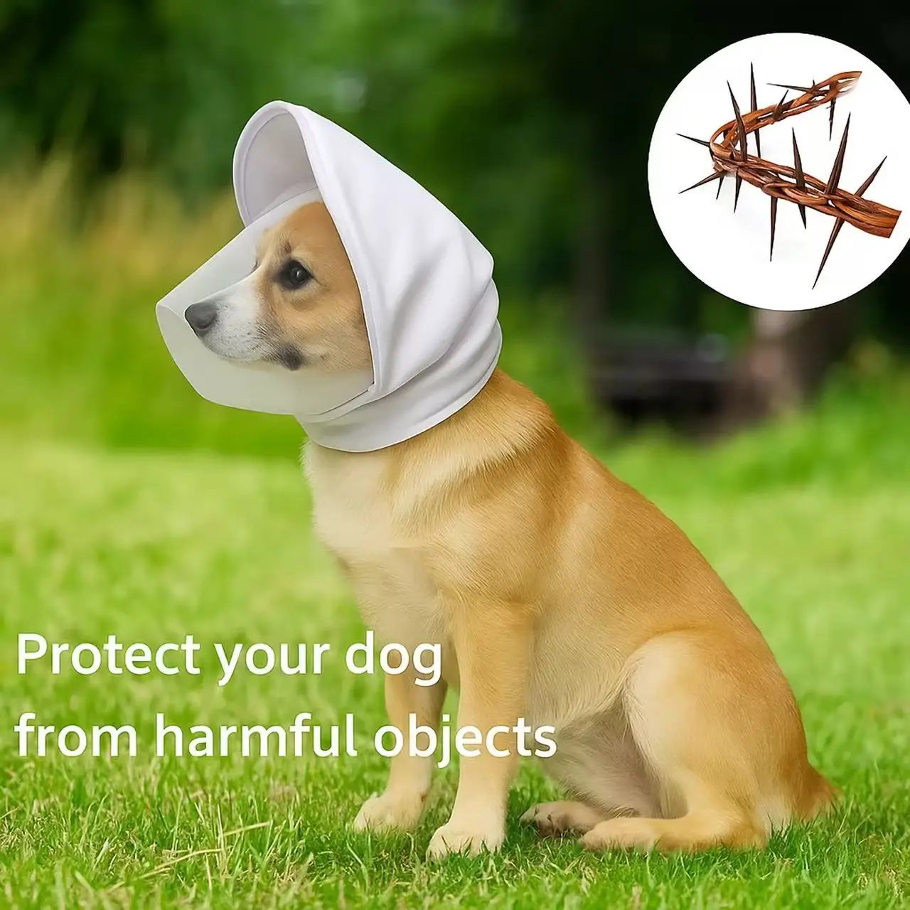Dog Prevent Mosquito Bites Headgear Two Colors Optional Dog Anti-bite Preven