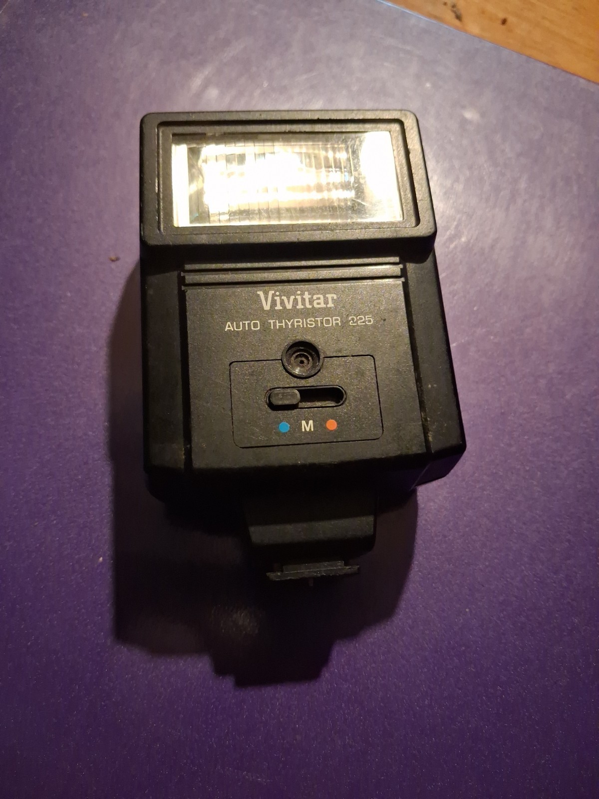 Vintage Vivitar Auto Thyristor 225 Camera Flash Hot Shoe Mount Tested Japan