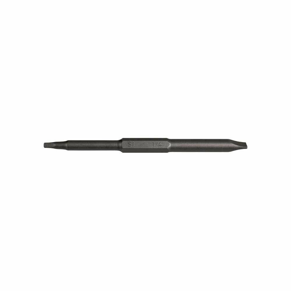 Klein Tools 32411 Replacement Bit #1 Square, 1/4'' Slotted, Extended Reach