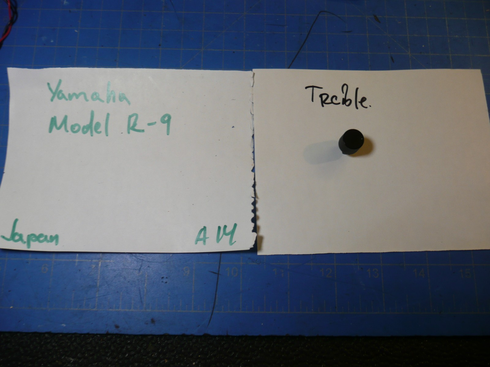 Yamaha R-9 Receiver Replacement Parts Tone Control Treble Knob