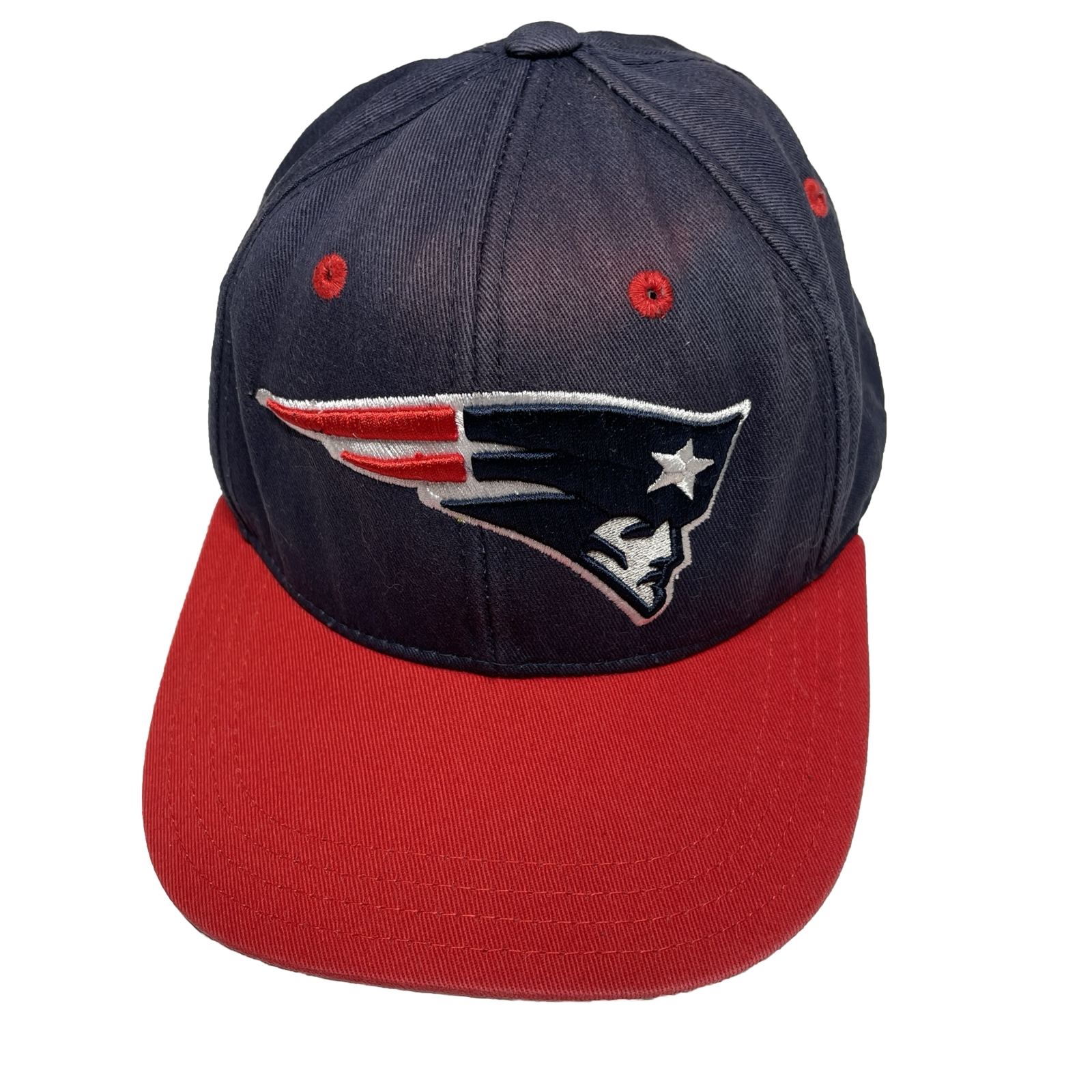 New England Patriots Youth Hat Cap SnapBack Red Blue NFL Football Team Logo Y2K
