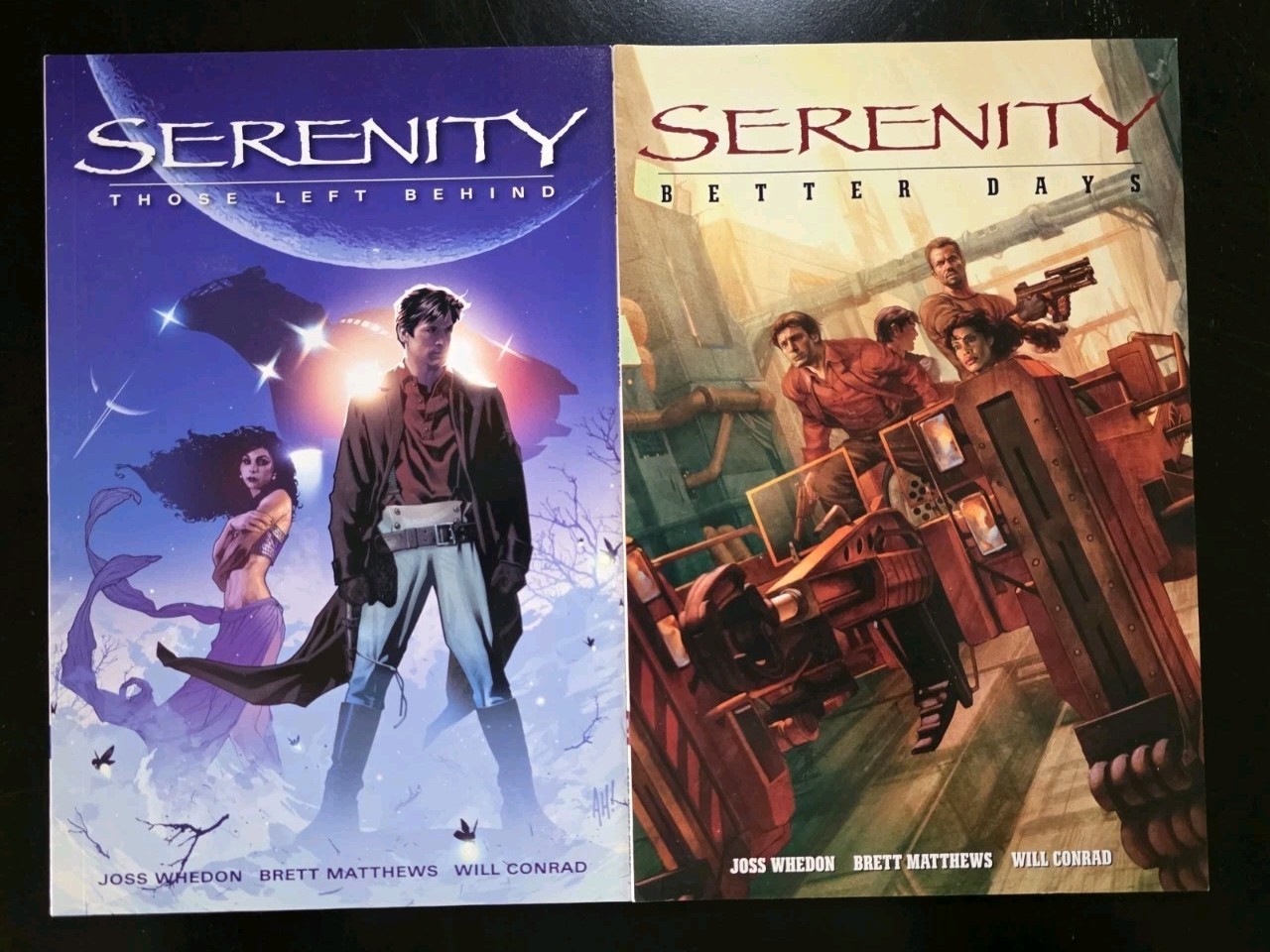 Serenity - THOSE LEFT BEHIND 1 & BETTER DAYS 2 - 6x9 - Dark Horse -  TPB