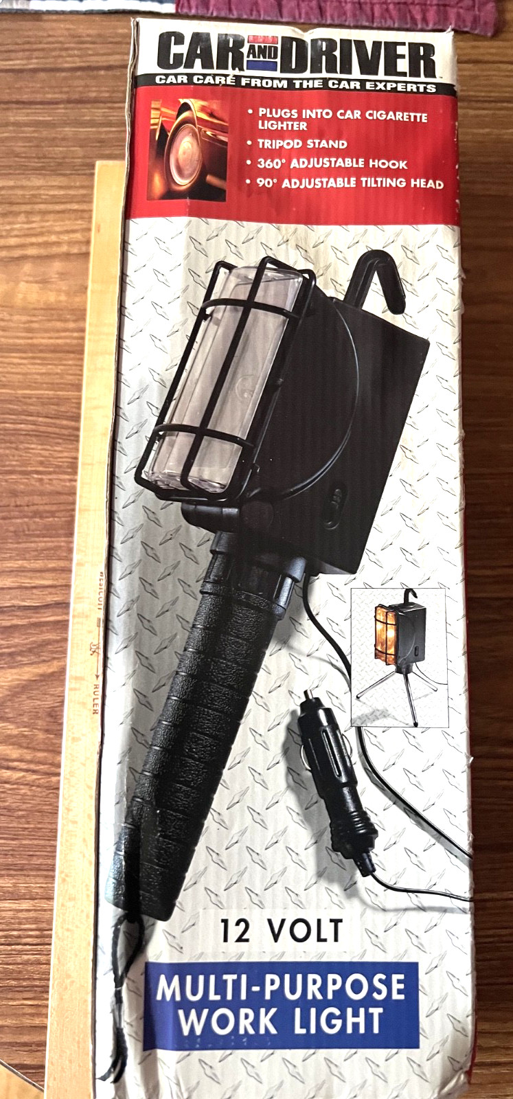 Car and Driver 12 volt work light