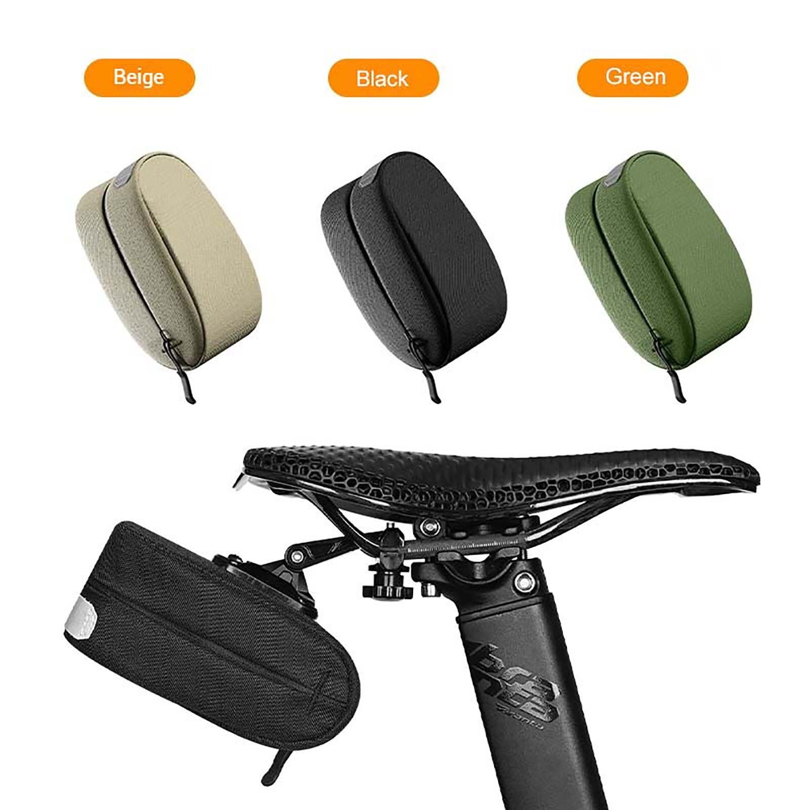 ENLEE Bike Saddle Bag Bicycle Seat Bag Waterproof Bike Tail Storage Pouch Mini