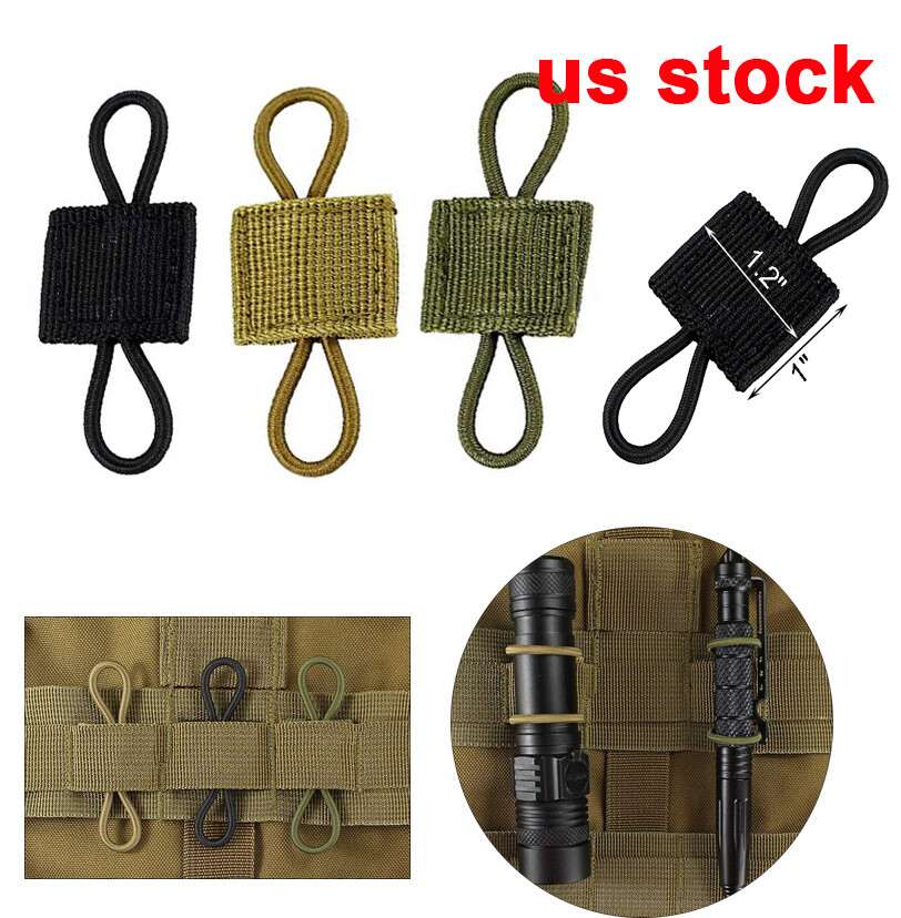 Tactical Molle System Backpack Accessories Attachment PTT Antenna Binding Buckle