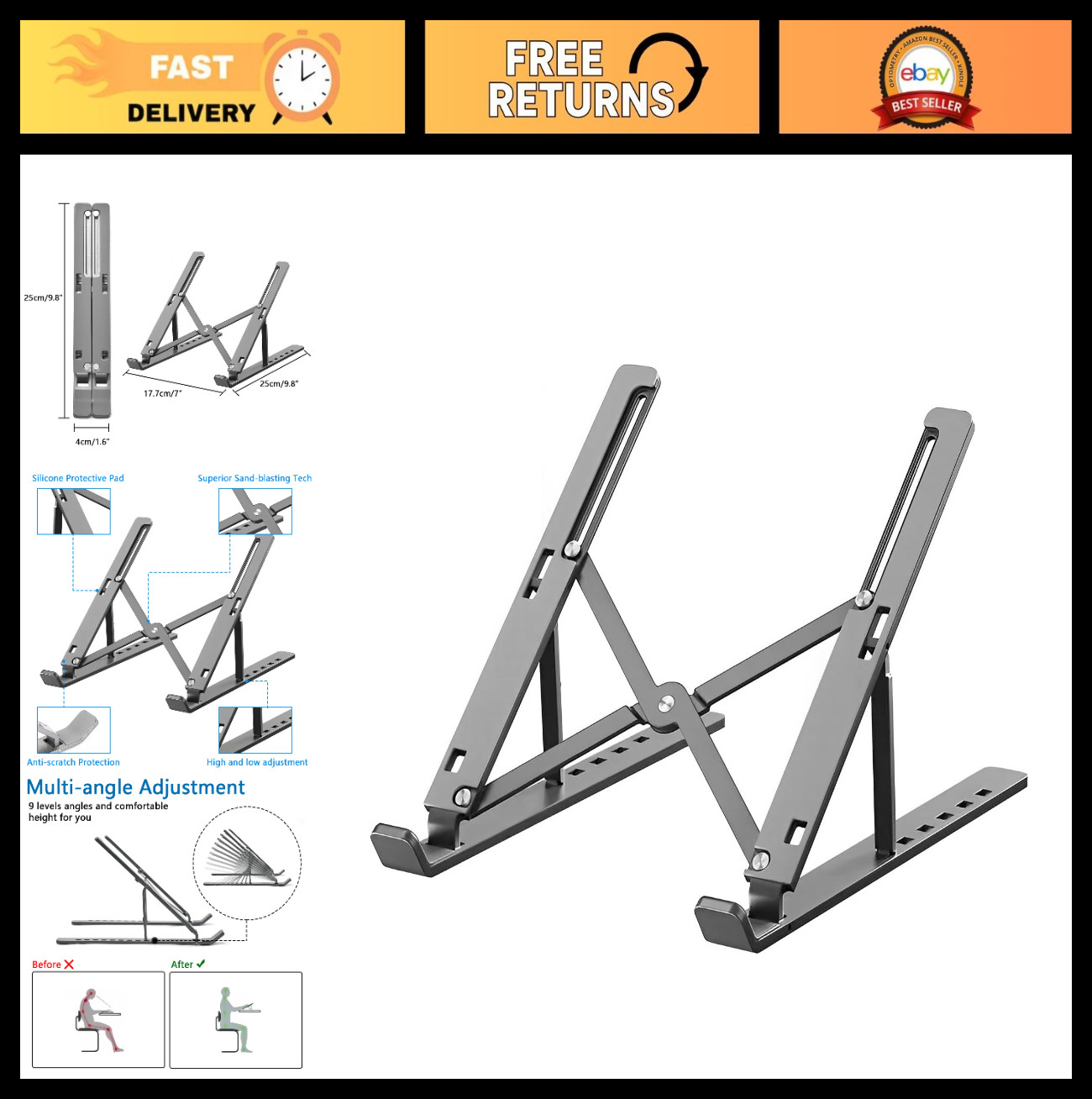 Adjustable Drum Controller Stand Holder for Audio Devices, Compatible with Masch