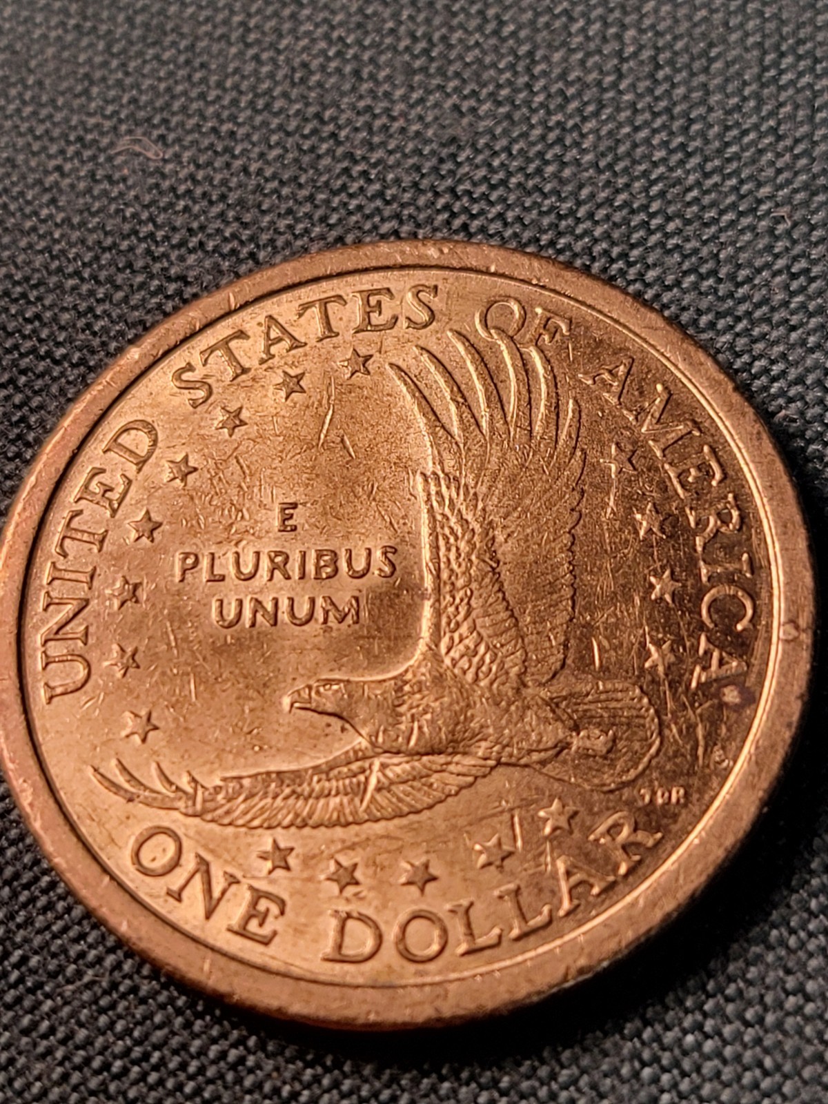 2000-D Sacagawea Dollar Speared Wing Wounded Eagle Very Unique Rare Coin