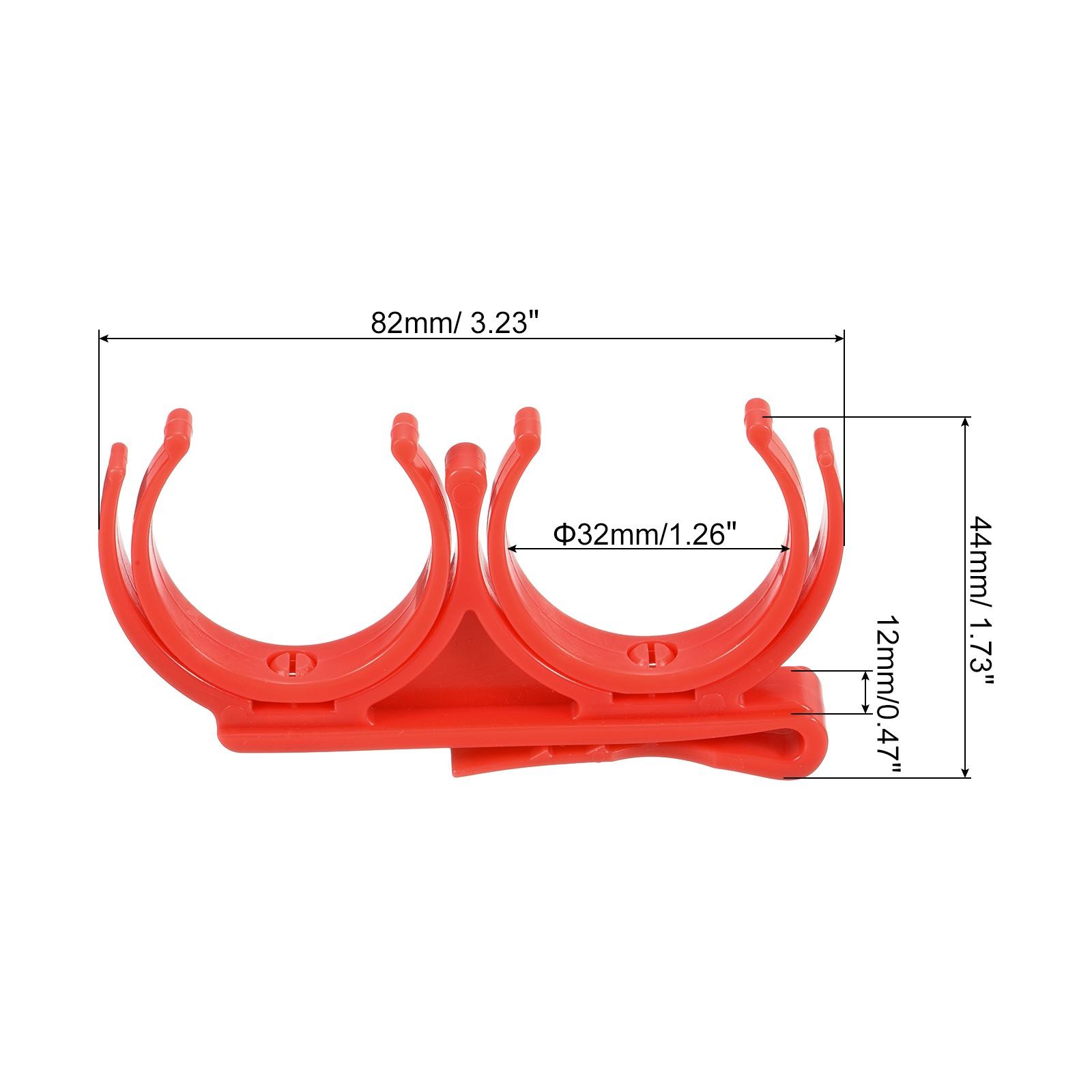 Golf Ball Holder Plastic Foldable Golf Clip for Ball Games Training Red
