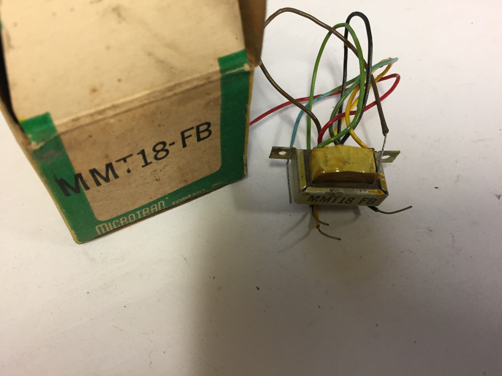 MMT18-FB 25,00CT/1200 MICROTRAN MINIATURE AUDIO TRANSFORMER NOS