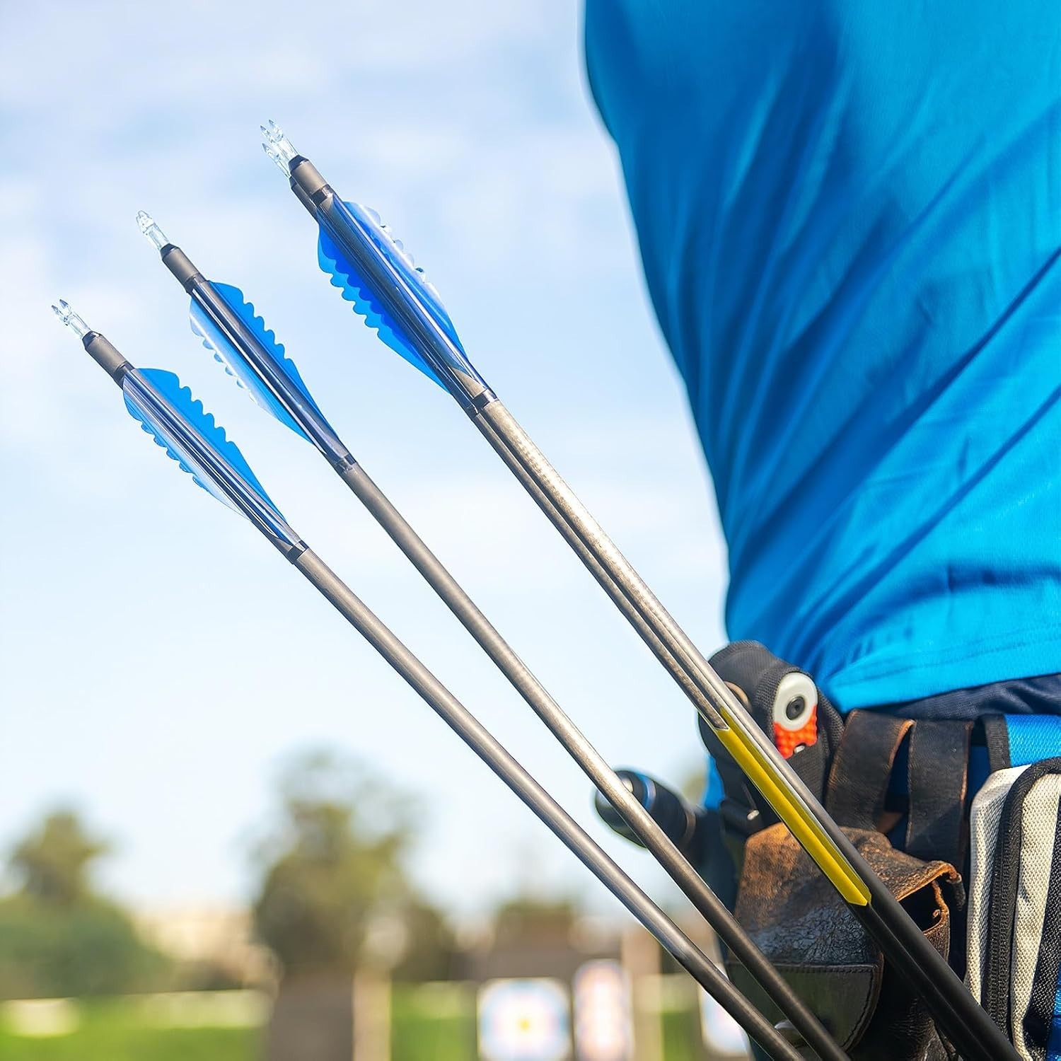 Black Arrow Nocks - Ideal Insert Design for Optimal Arrow Flight Performance