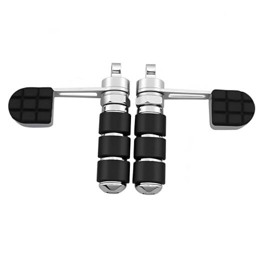 Custom Iso Pegs Footpegs Stirrups Harley Softail Sportster Dyna Anti Chrome