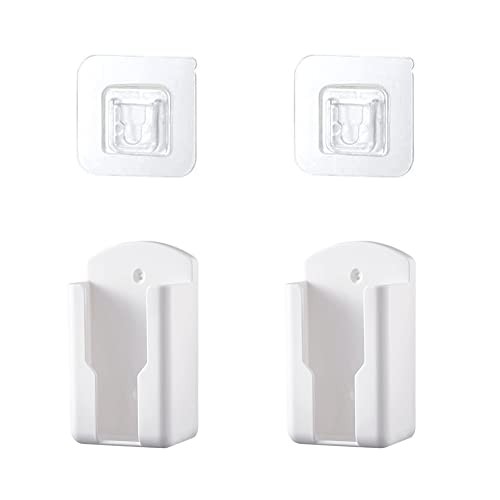 2 Pcs Wall Mount Remote Control Holder Media Player Controller Holder, Small