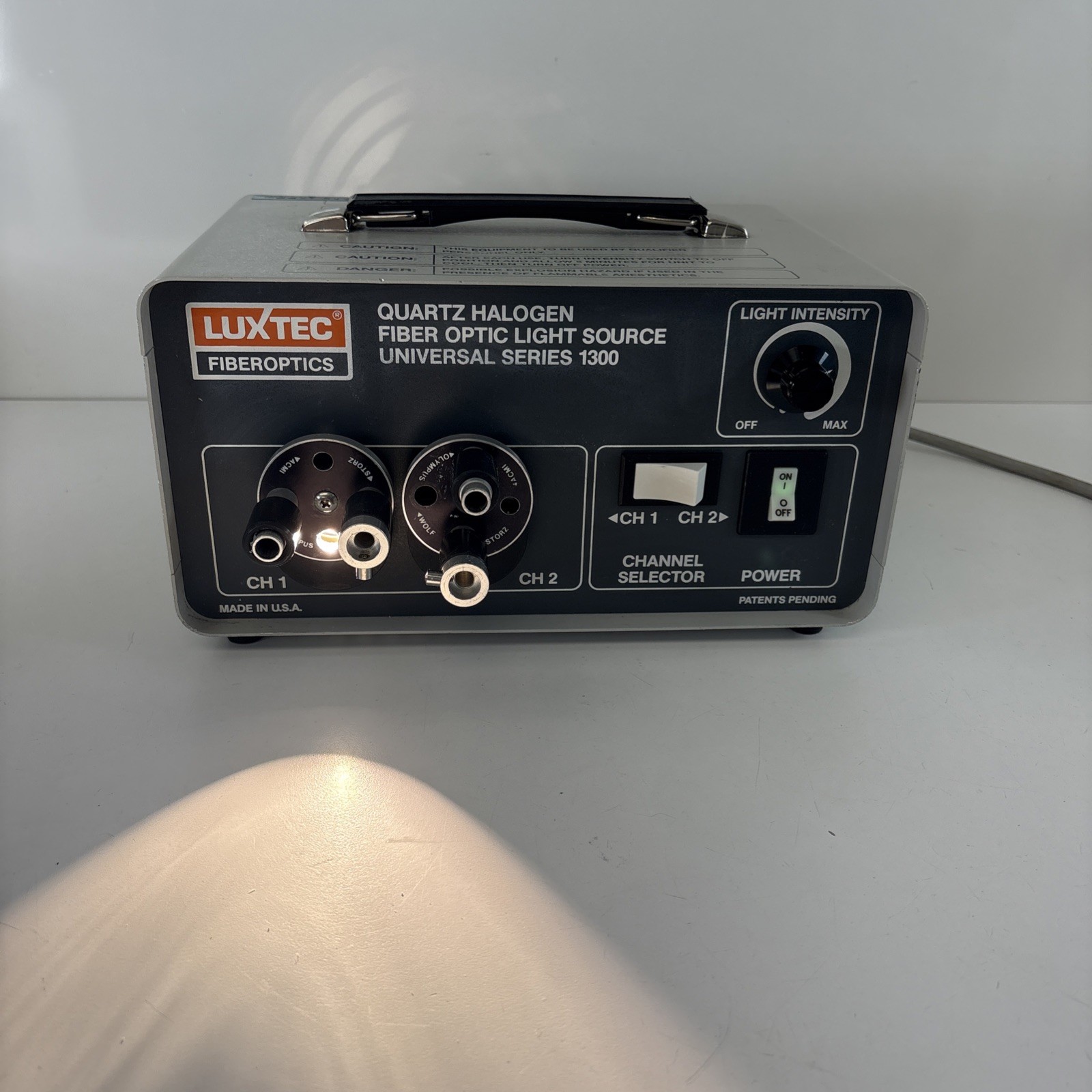 Luxtec Quartz Halogen Fiber optic light source universal series 1300