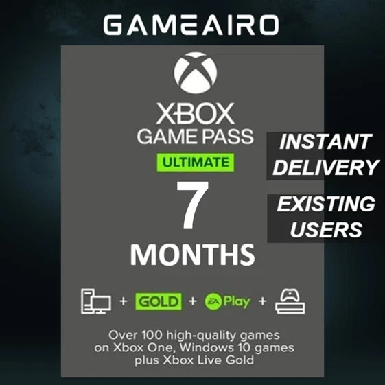 6+1 (7) Months Xbox Game Pass Ultimate and Live Gold Membership FAST DELIVERY
