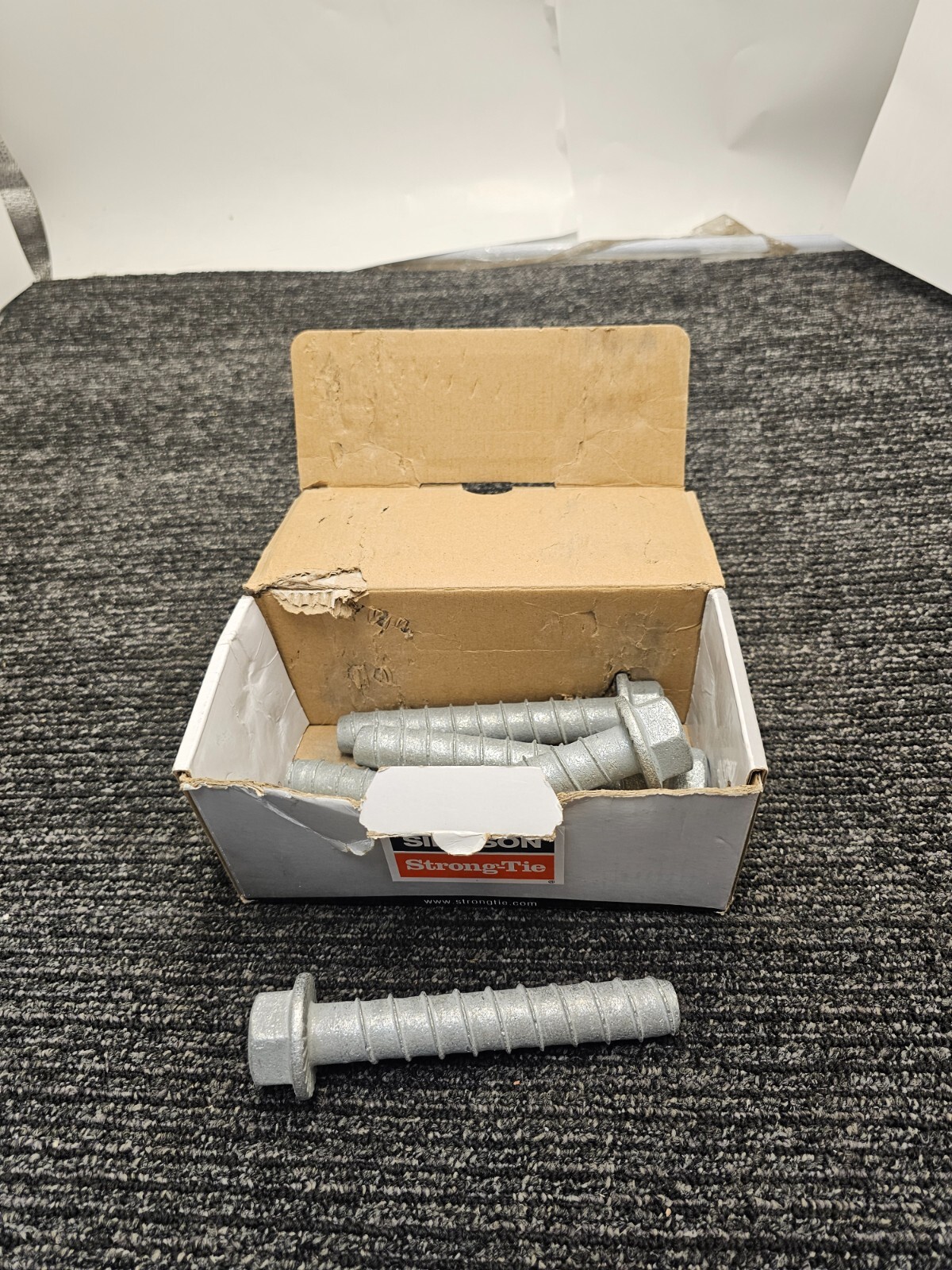 (QTY 5) Simpson THD75500HMG Titen Screw HD 3/4" x 5" Mechanically Galvanized