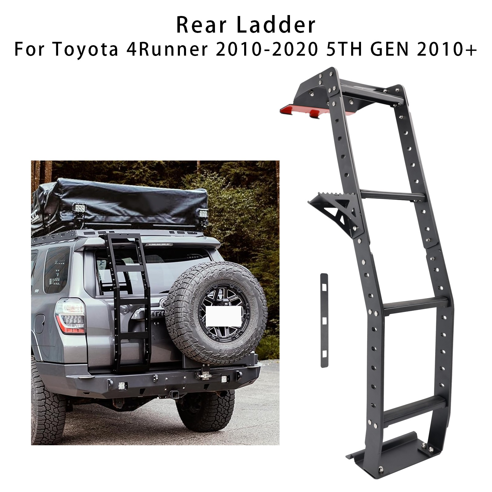 5th Gen Tailgate Ladder Rear Fit Toyota 4Runner 2010-2020