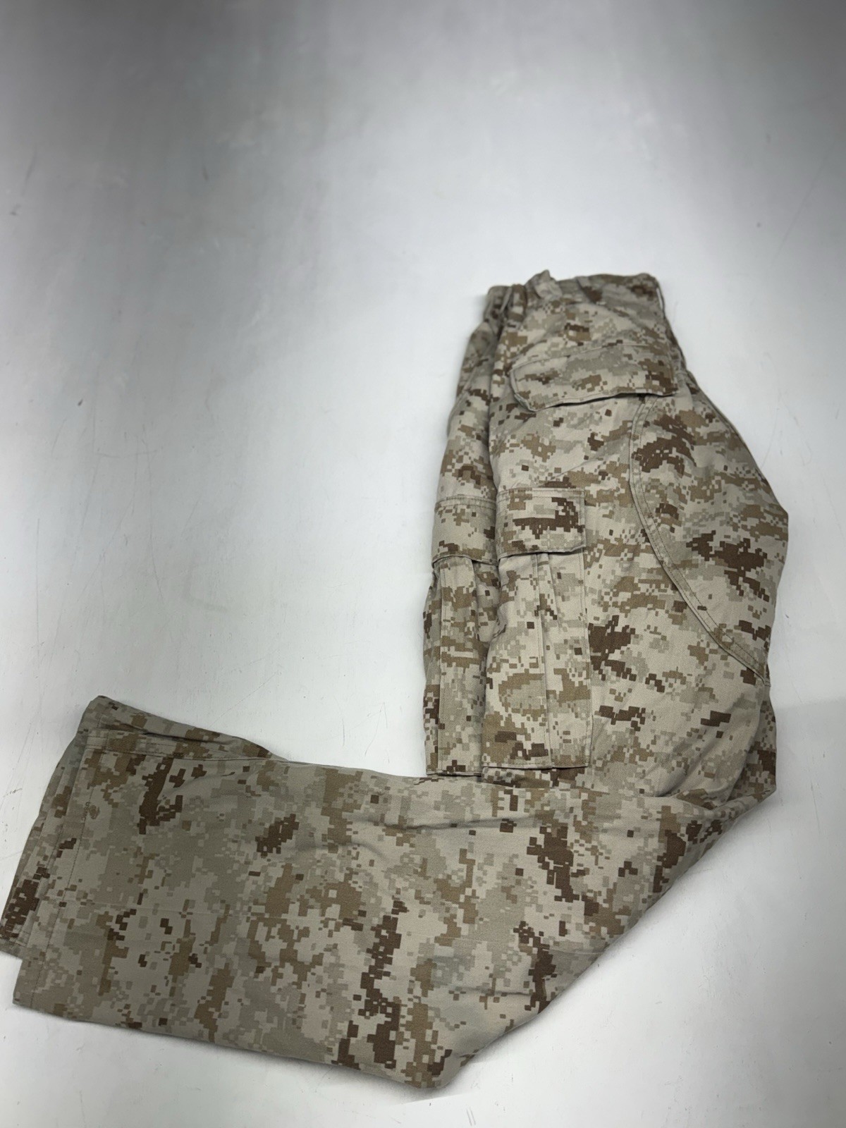 US Military Camo Cargo Pants Men’s Small Short Insect Guard Ripstop Trousers