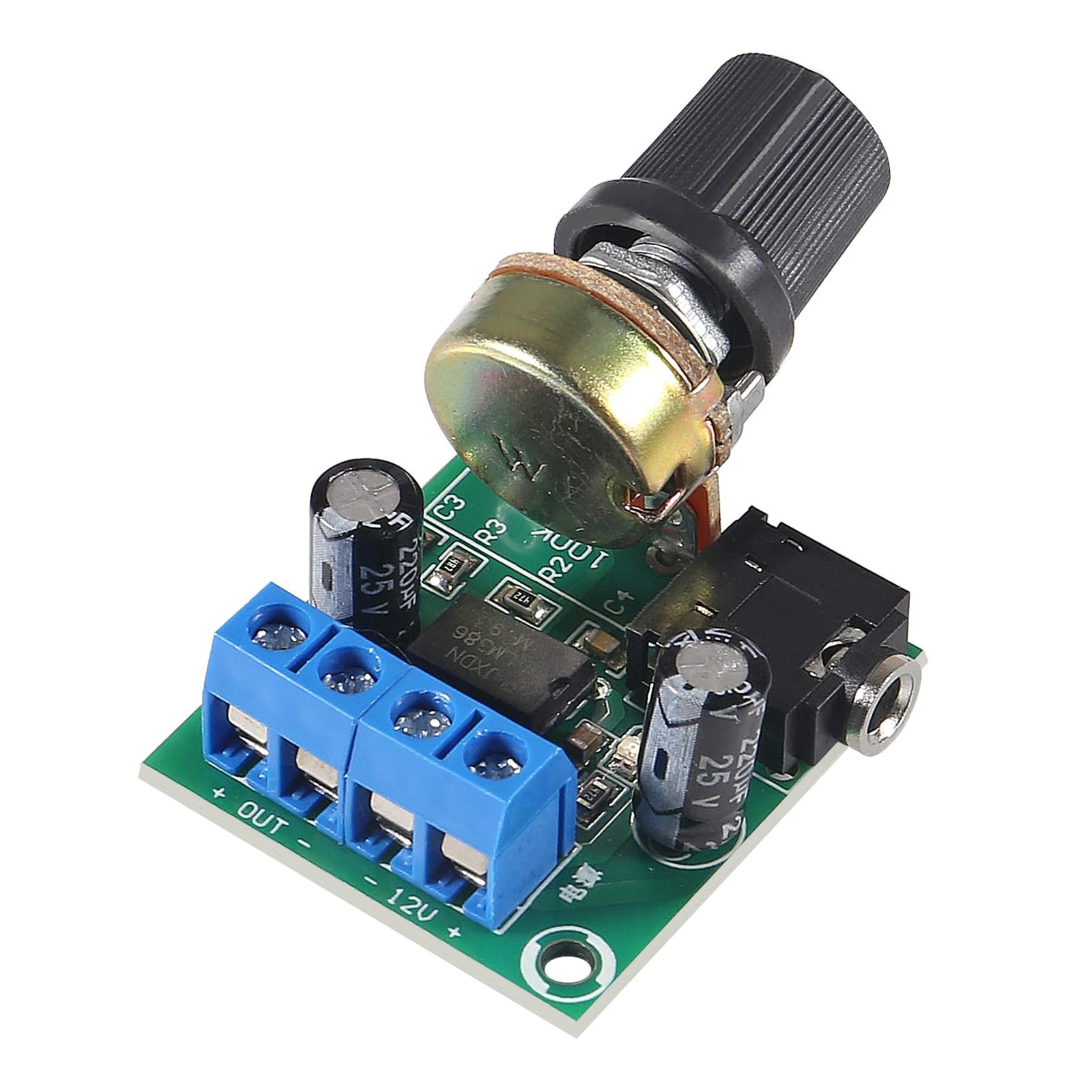 DWEII 4Pcs LM386 10W Mini Power Amplifier Board Audio Amplifier Module DC 3-1...