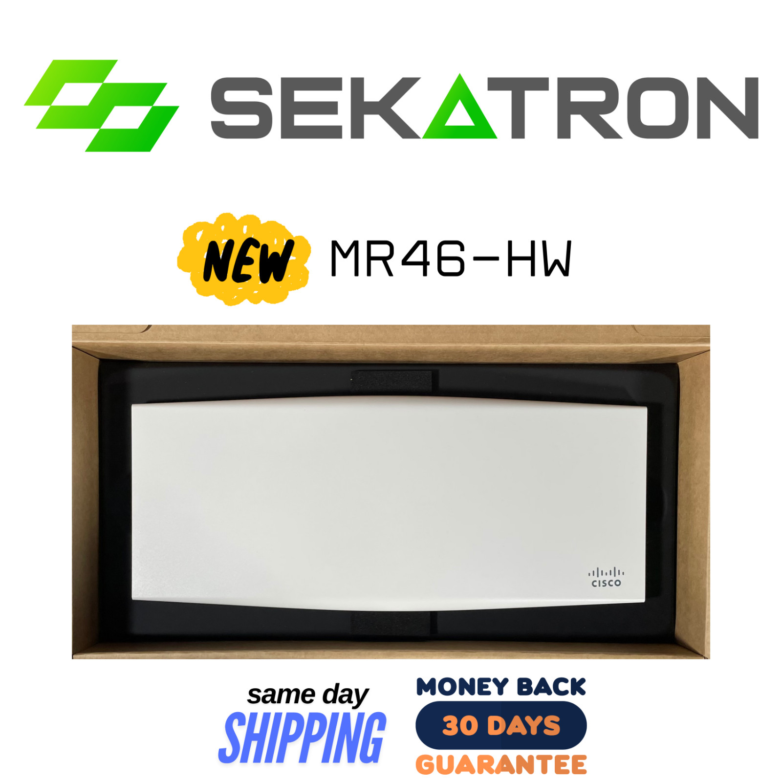 ♻️ New Cisco Meraki MR46-HW Wi-Fi 6 Wireless Access Point ⚡Fast Shipping