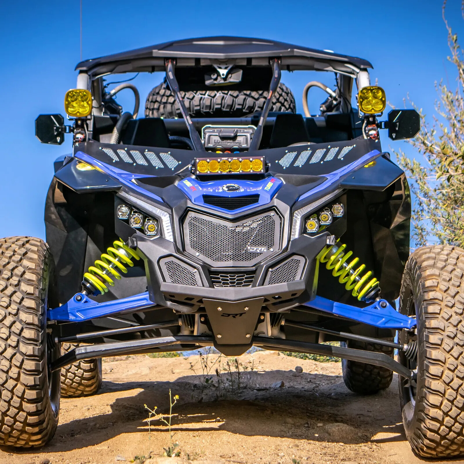 DRT Can Am Maverick X3 / Max 17-24 Wind Diffuser Deflector Dust Guard Black