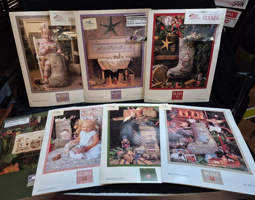 Shepherd's Bush Cross Stitch Instructional Christmas Stockings & Decor - CHOICE