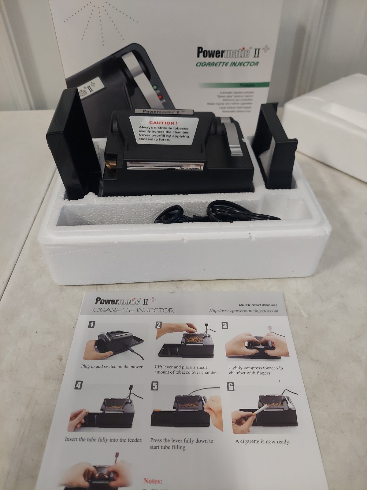 Powermatic 2 + Plus Cigarette Injector PM-II+