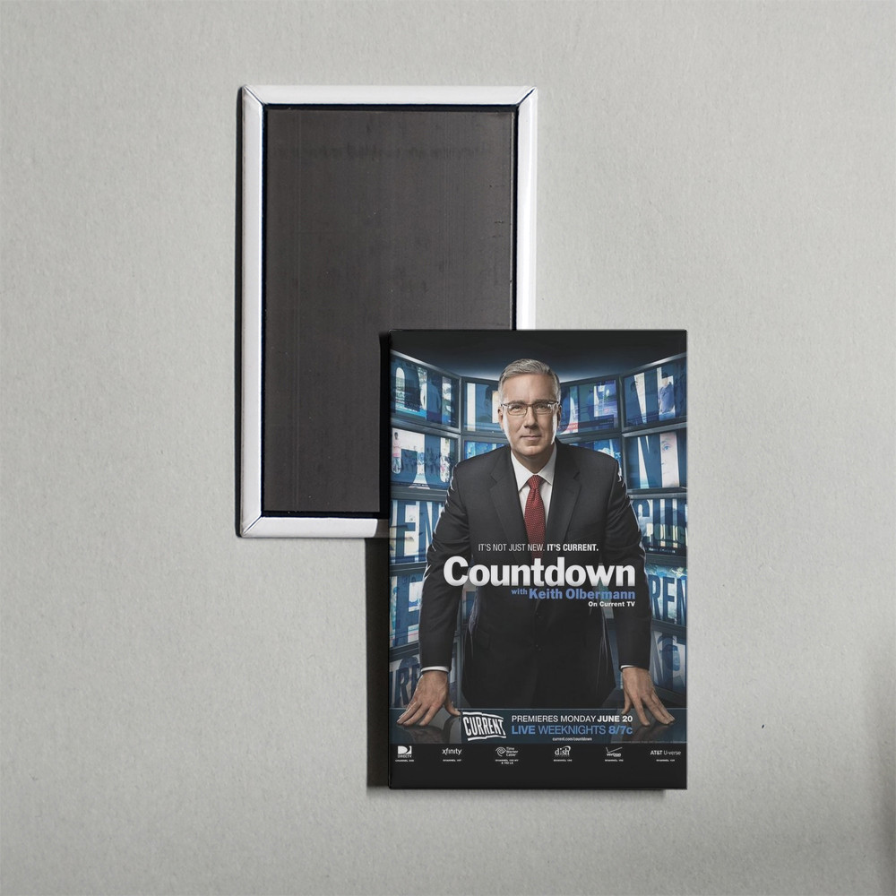 Countdown with Keith Olbermann Mini TV Show Poster Fridge Locker Magnet