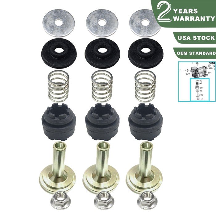 Air Suspension Compressor Vibration Mounts For Mercedes 4Matic GL450 1663200104