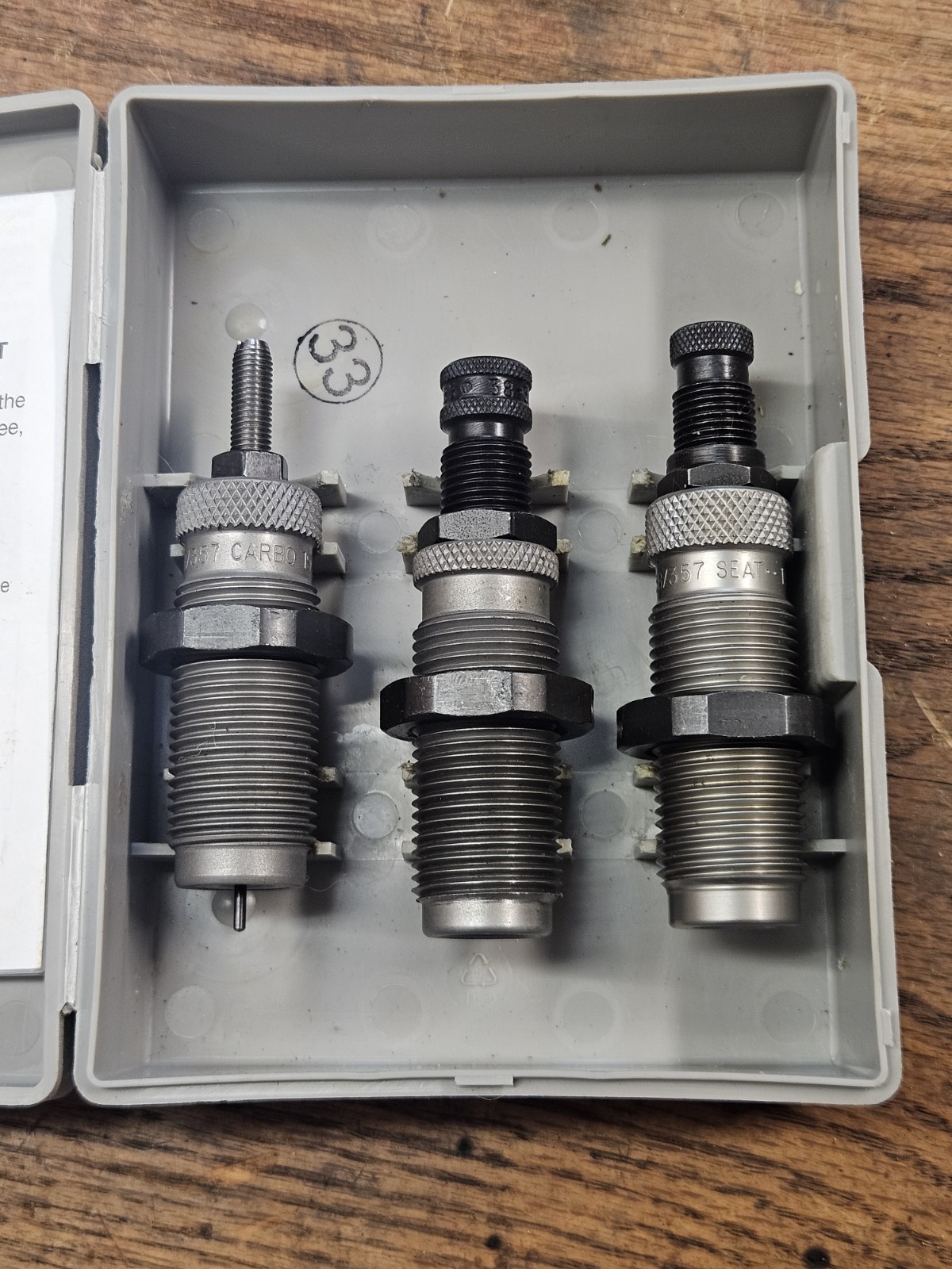 RCBS Carbide 3 Die Set .38 Spl/.357 Magnum #18212 Free Shipping