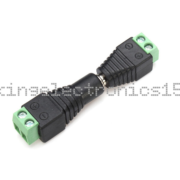 2Pairs Male Female 2.1x5.5mm DC Power Plug Jack Adapter Connector for CCTV New