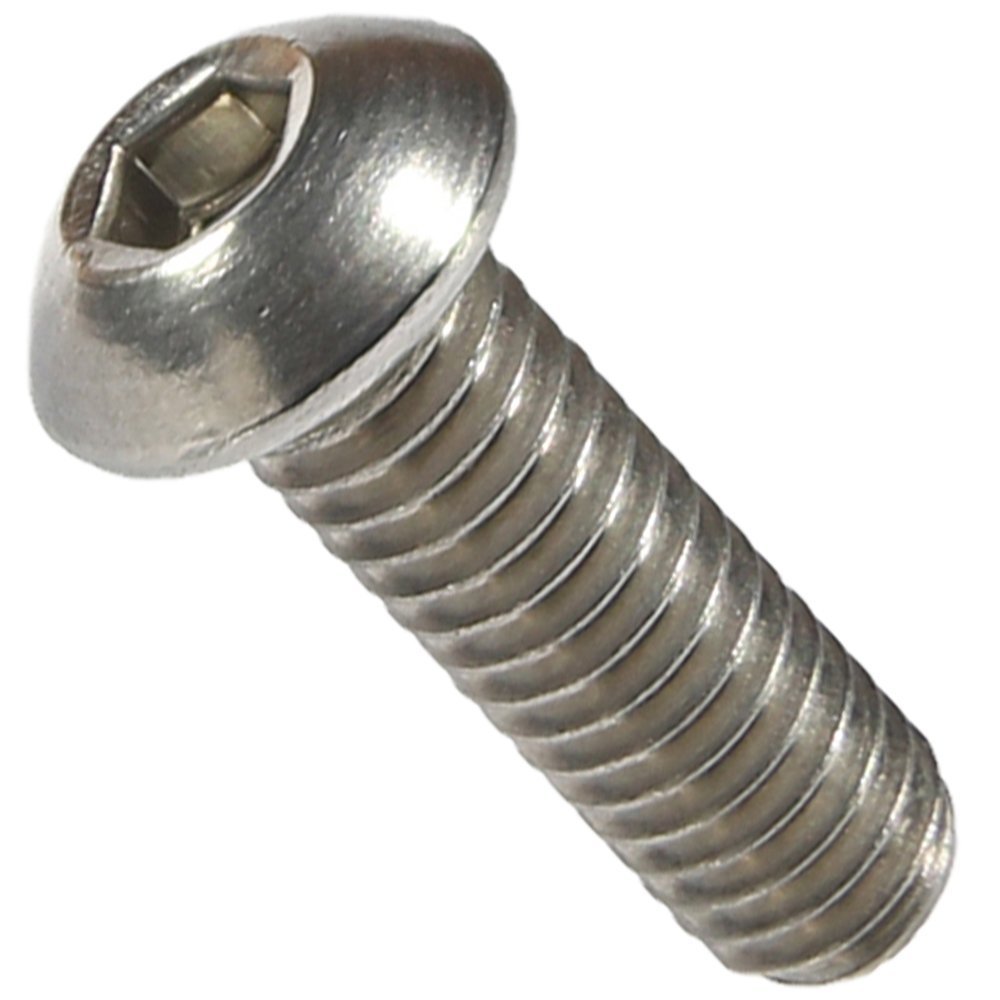 10-24 Button Head Socket Cap Screws Allen Hex Drive Stainless Steel 18-8