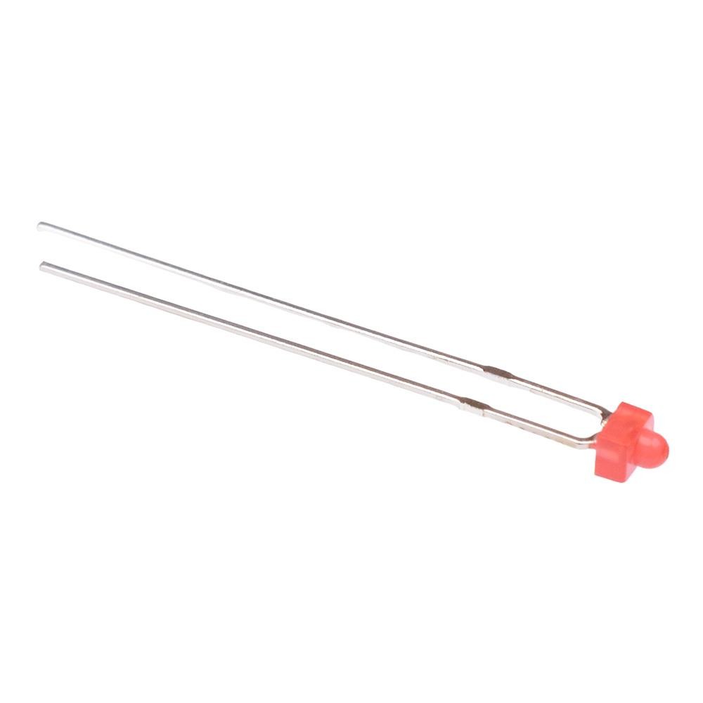 50 x Red 1.8mm LED Diffused 600mcd 60°