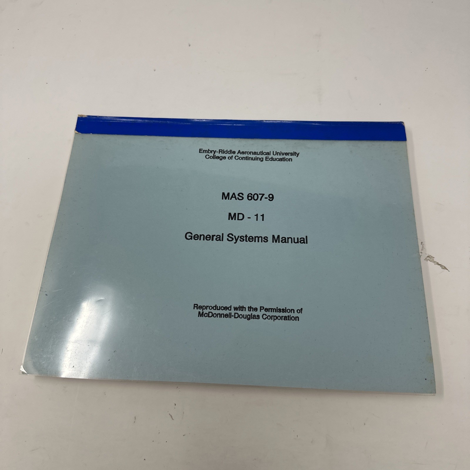 MD-11 Aircraft Maintenance Training Manual - Student Notebook