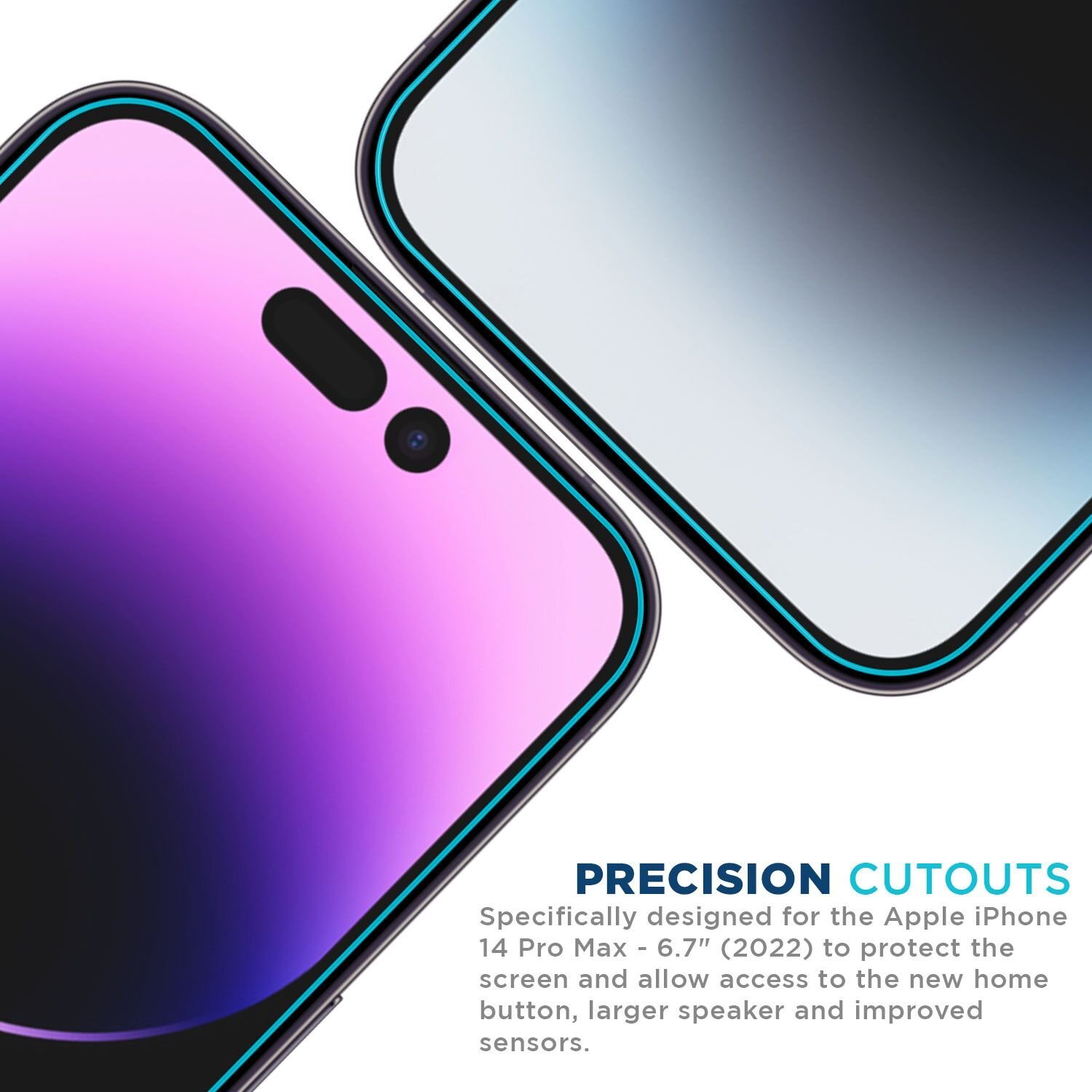 Tech Armor iPhone 14 Pro Max Lens (1 Pack) and Screen Protector (3 Pack)